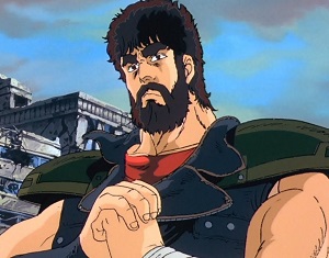 Kenshiro con la barba nella serie ken il guerriero