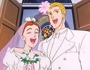 2 - Judy e Jervis si sposano nell’ultimo episodio (Papà Gambalunga) matrimonio anime